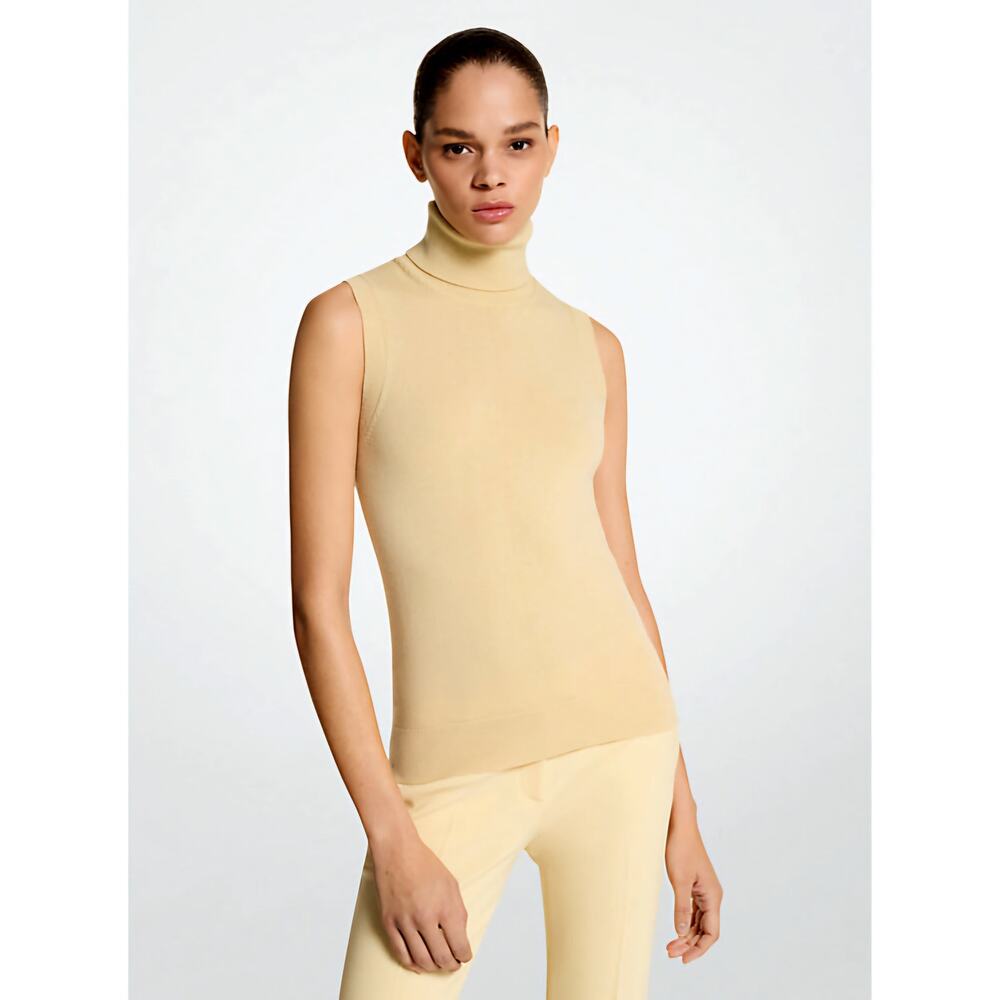 Michael Kors‎ 100% Cashmere Women Sleeveless Turtleneck  Size XS